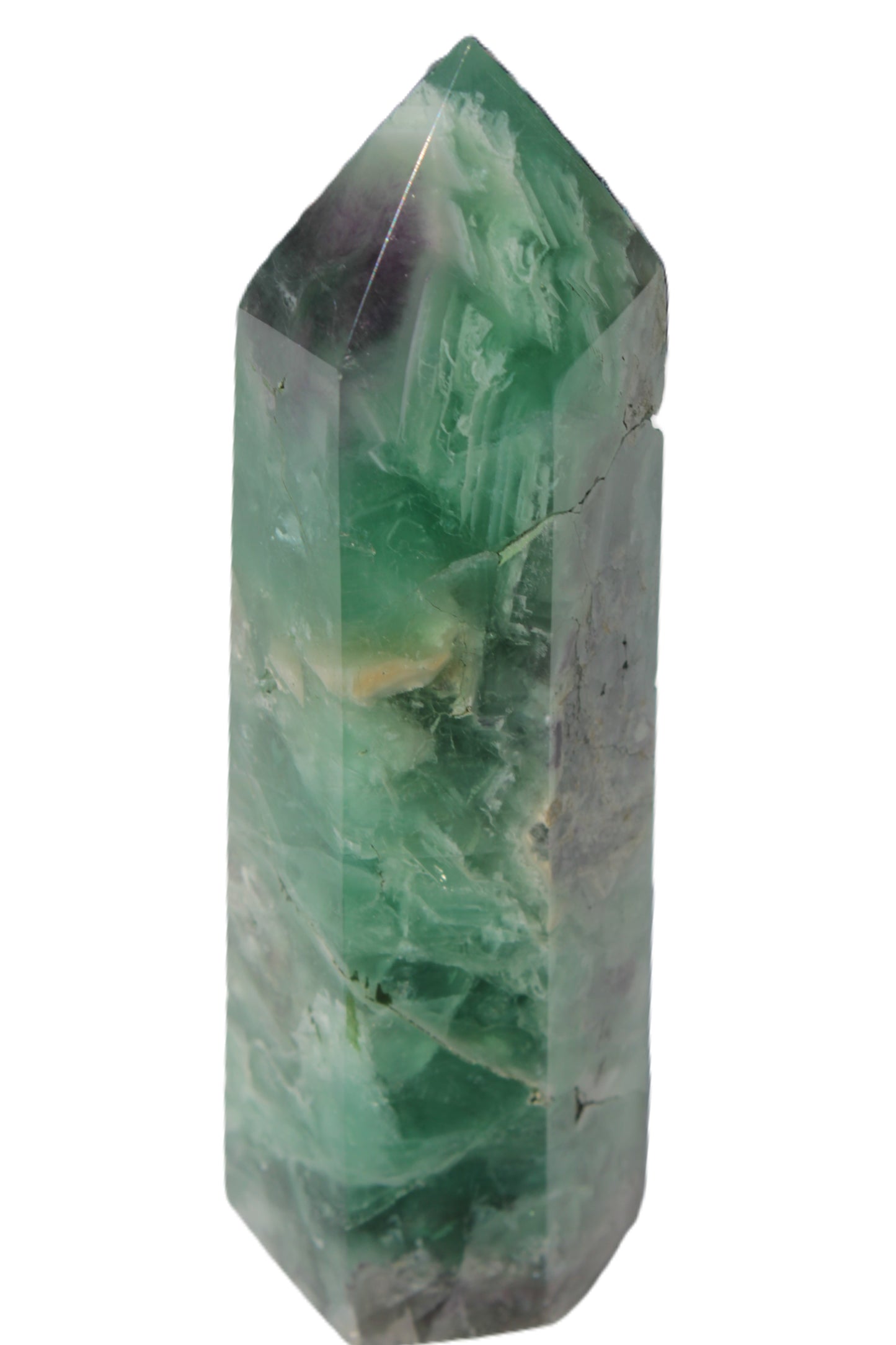 Fluorite obelisk 766g Rocks and Things