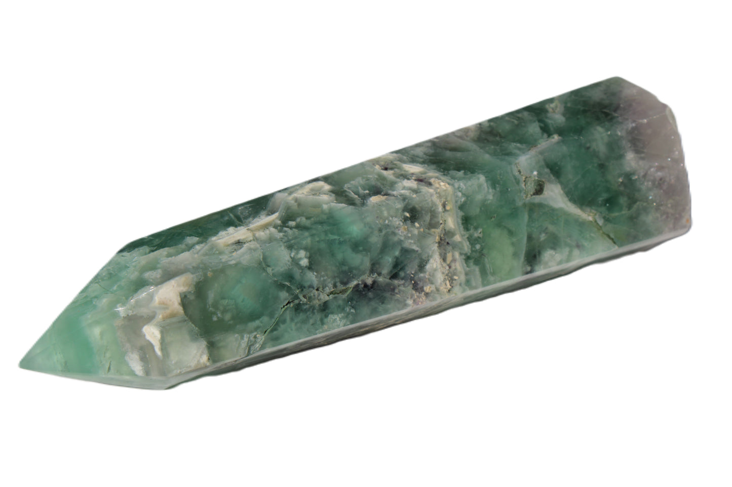 Fluorite obelisk 766g Rocks and Things