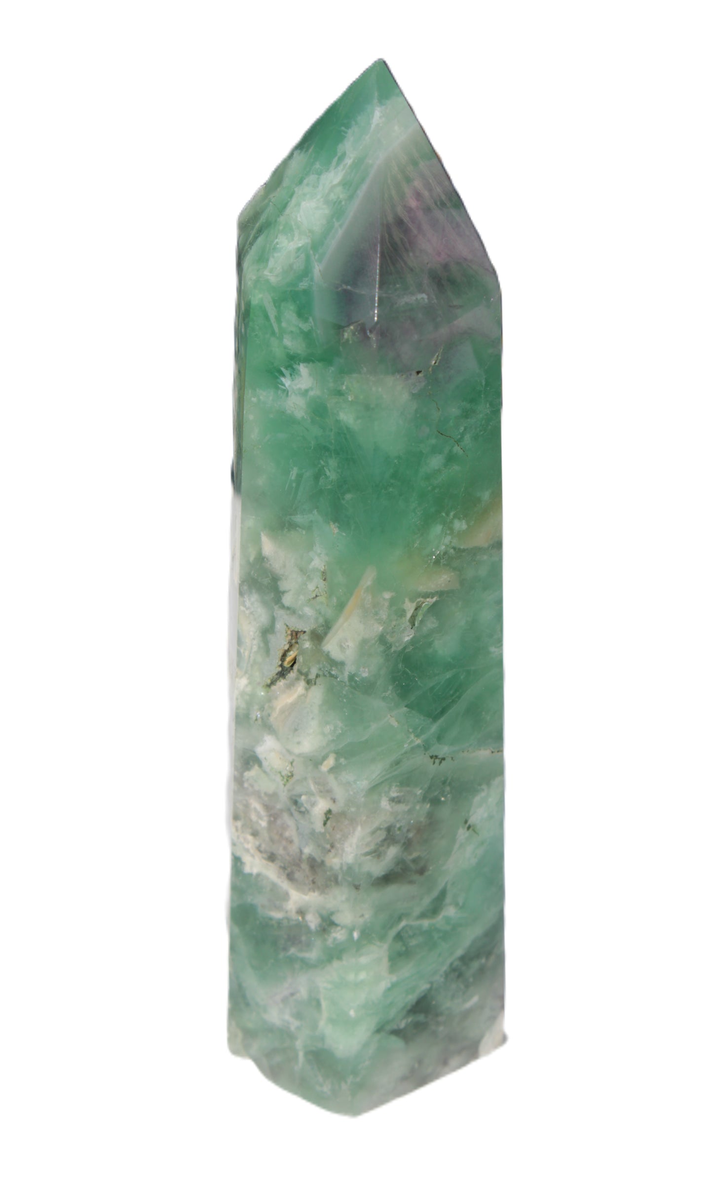 Fluorite obelisk 766g Rocks and Things