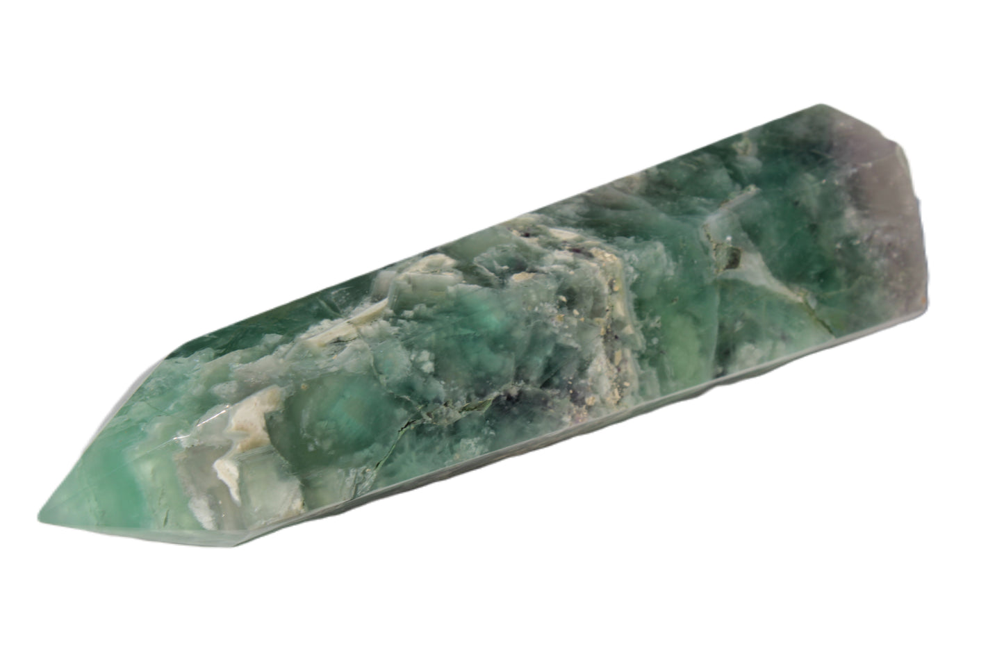 Fluorite obelisk 766g Rocks and Things