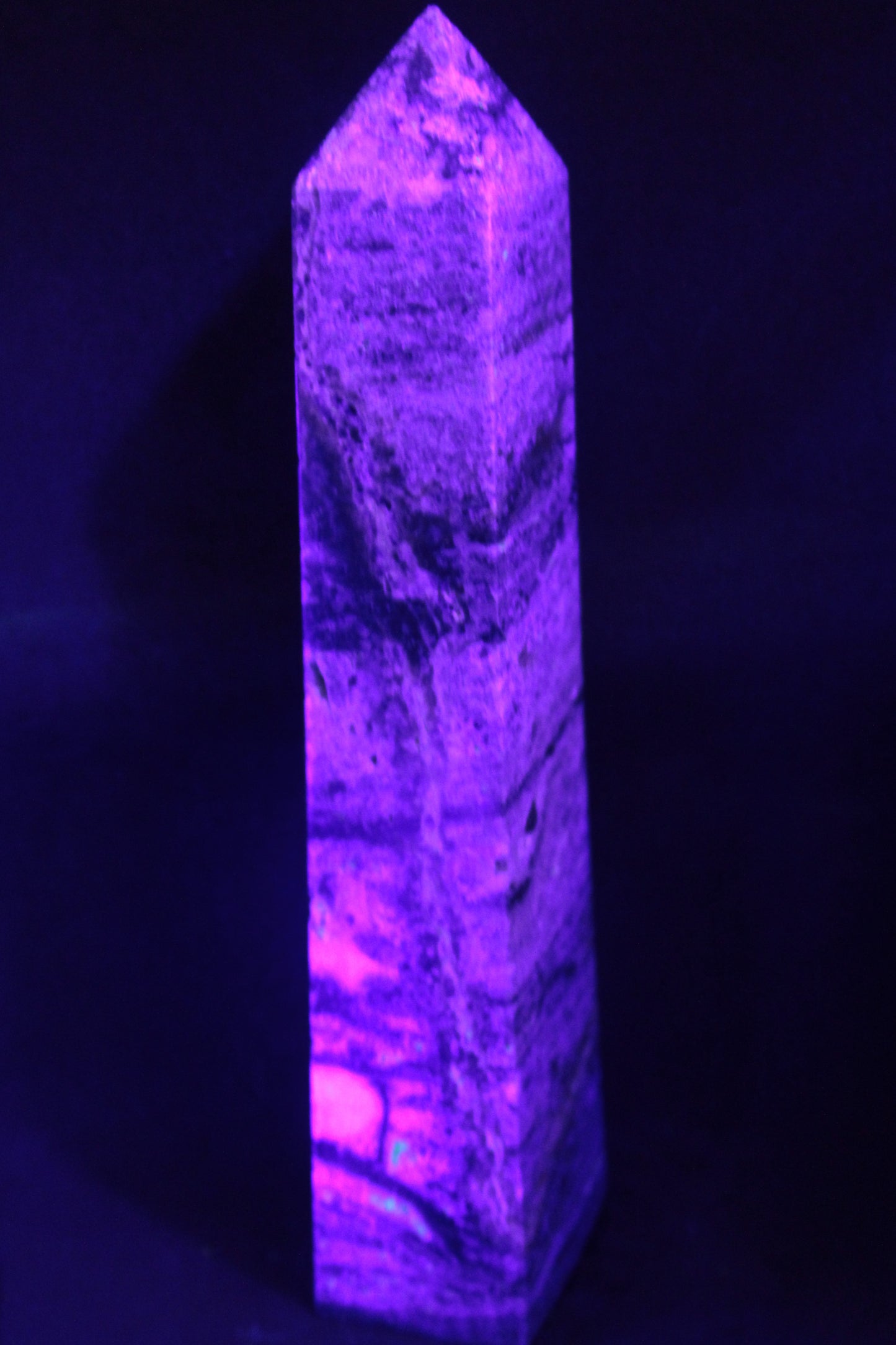 Purple Fluorite obelisk 715g Rocks and Things