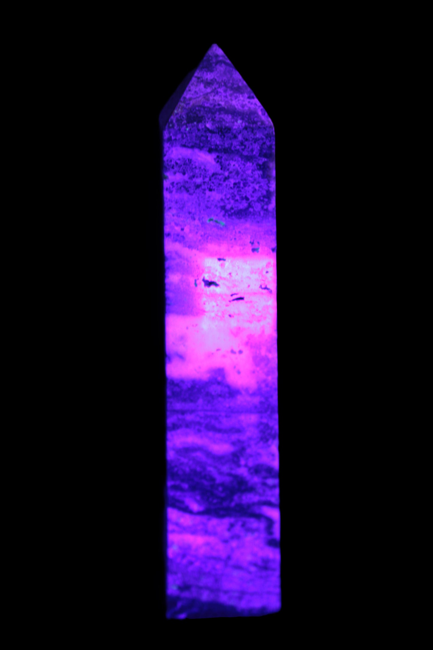 Purple Fluorite obelisk 715g Rocks and Things