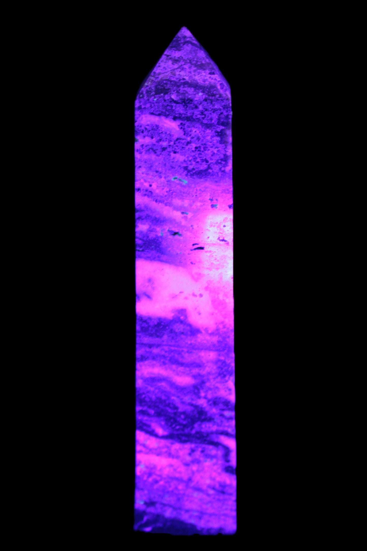 Purple Fluorite obelisk 715g Rocks and Things