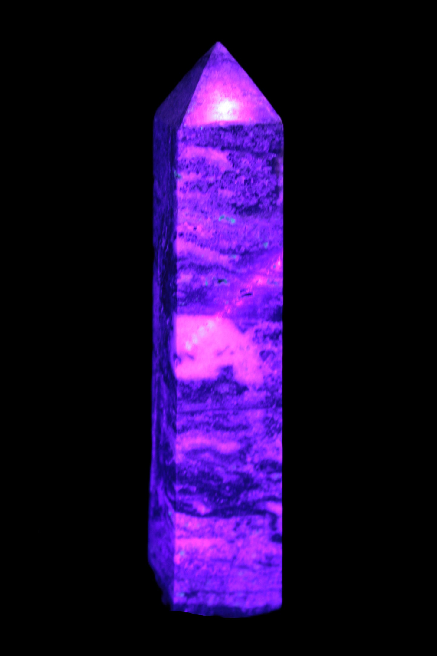 Purple Fluorite obelisk 715g Rocks and Things