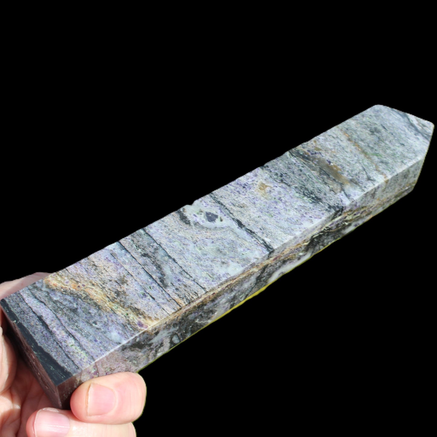 Purple Fluorite obelisk 715g Rocks and Things