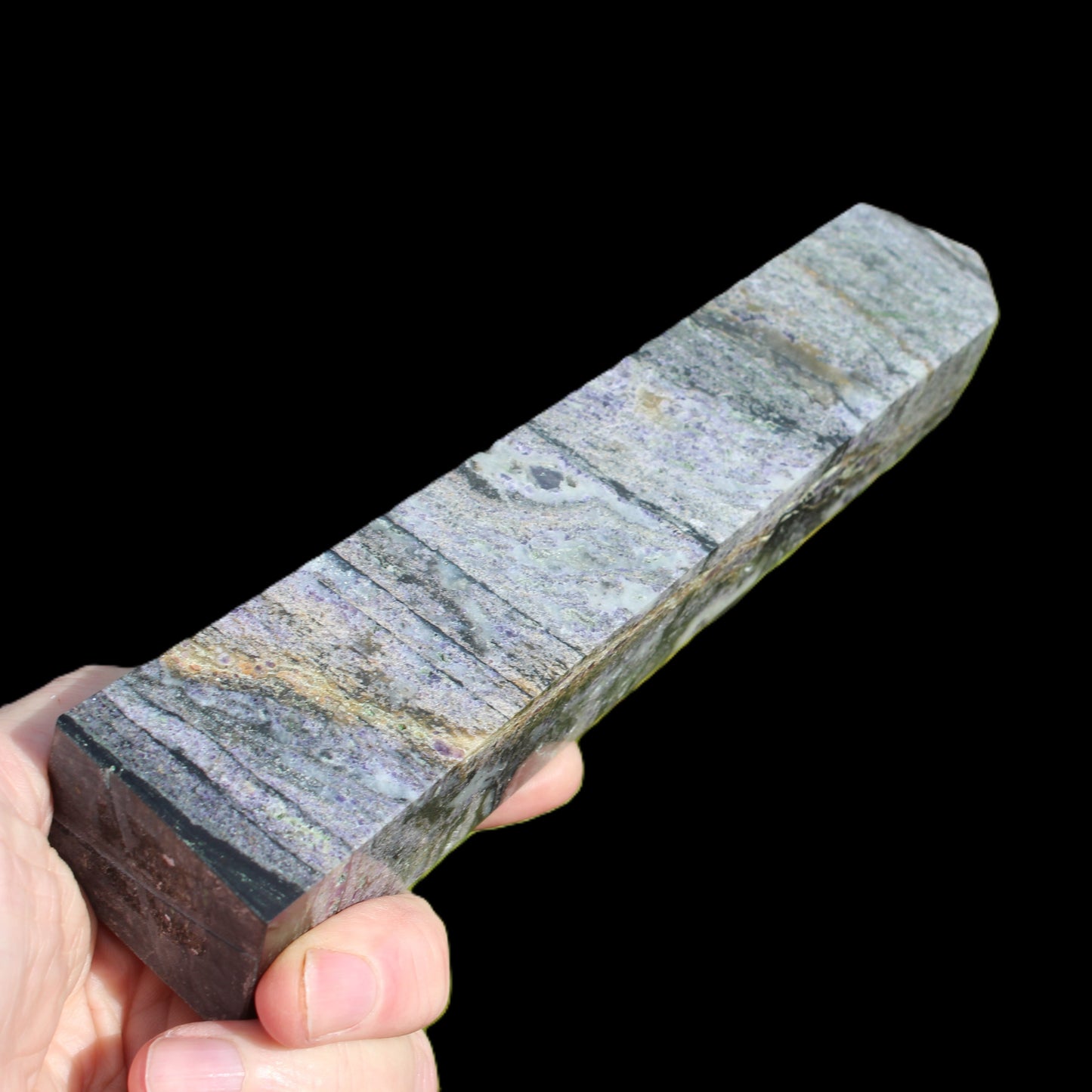 Purple Fluorite obelisk 715g Rocks and Things
