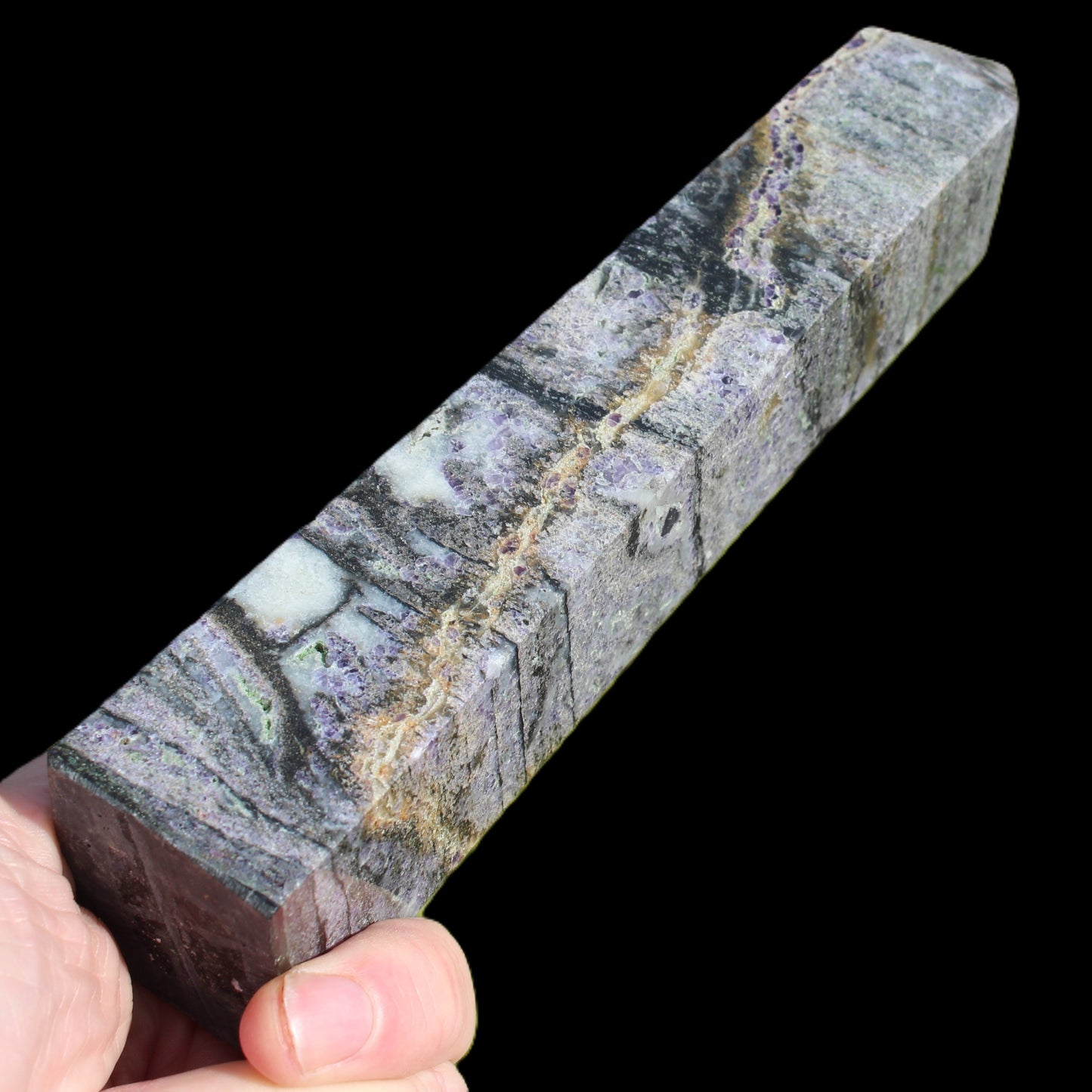 Purple Fluorite obelisk 715g Rocks and Things