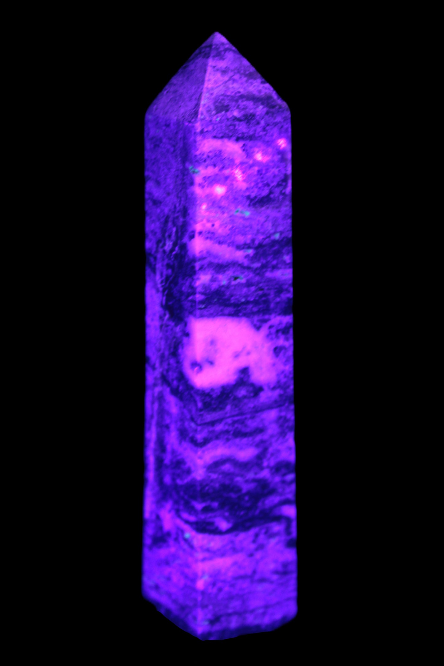 Purple Fluorite obelisk 715g Rocks and Things