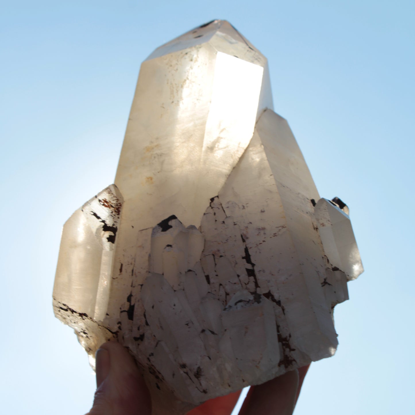 Quartz crystal cluster 1370g Rocks and Things