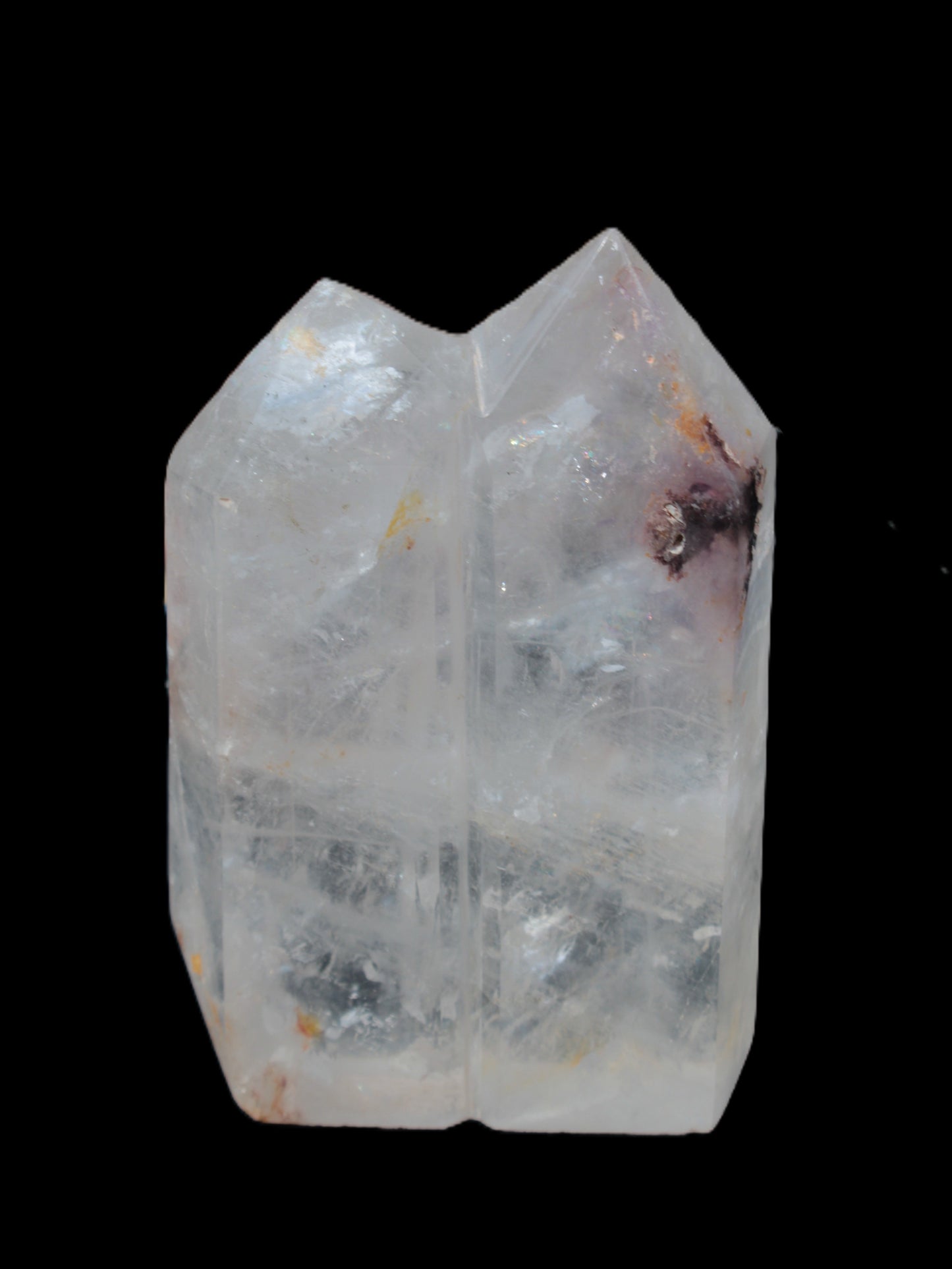 Clear Quartz double-pillar obelisk 1655g Rocks and Things Store