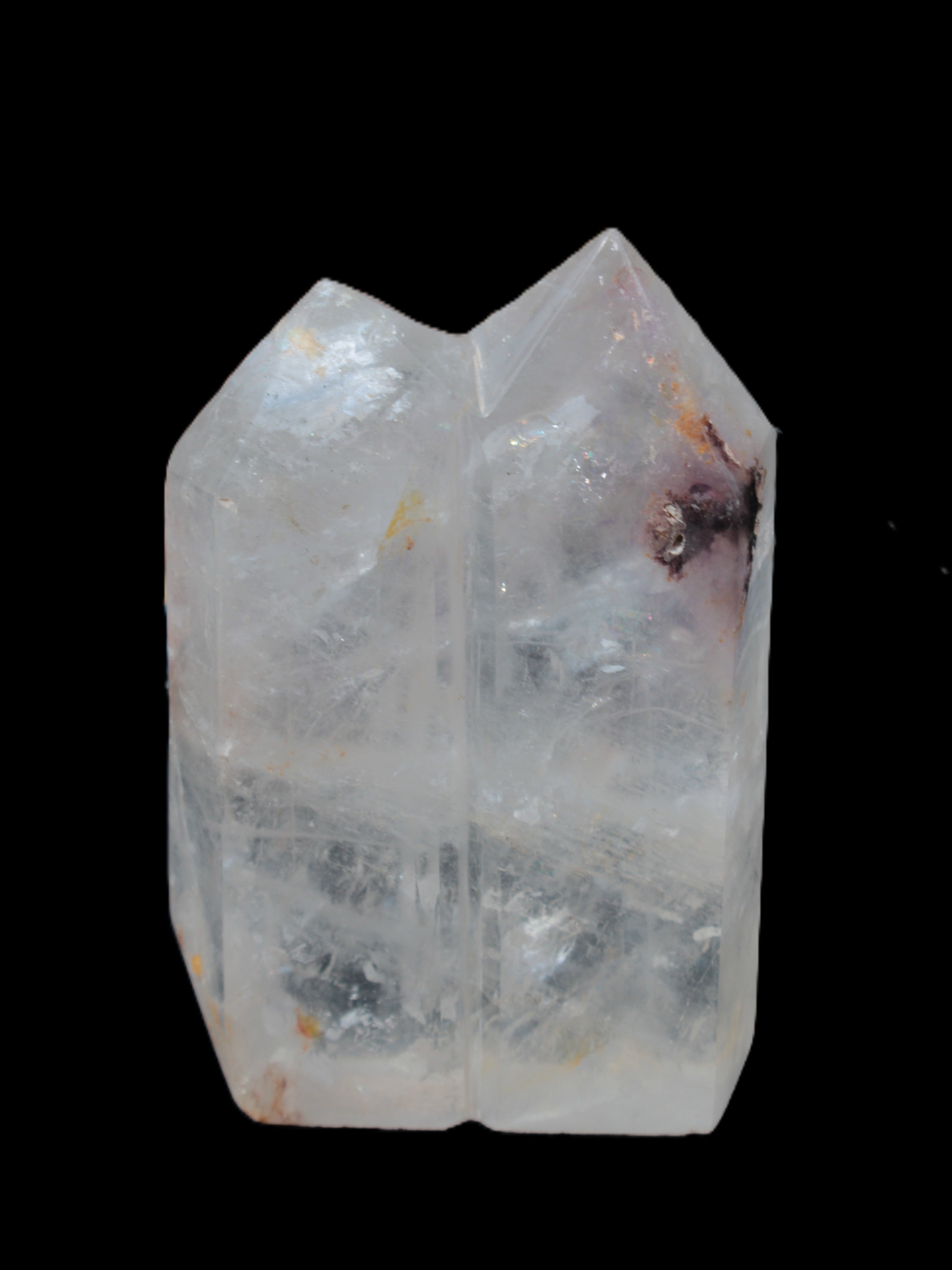 Clear Quartz double-pillar obelisk 1655g Rocks and Things Store