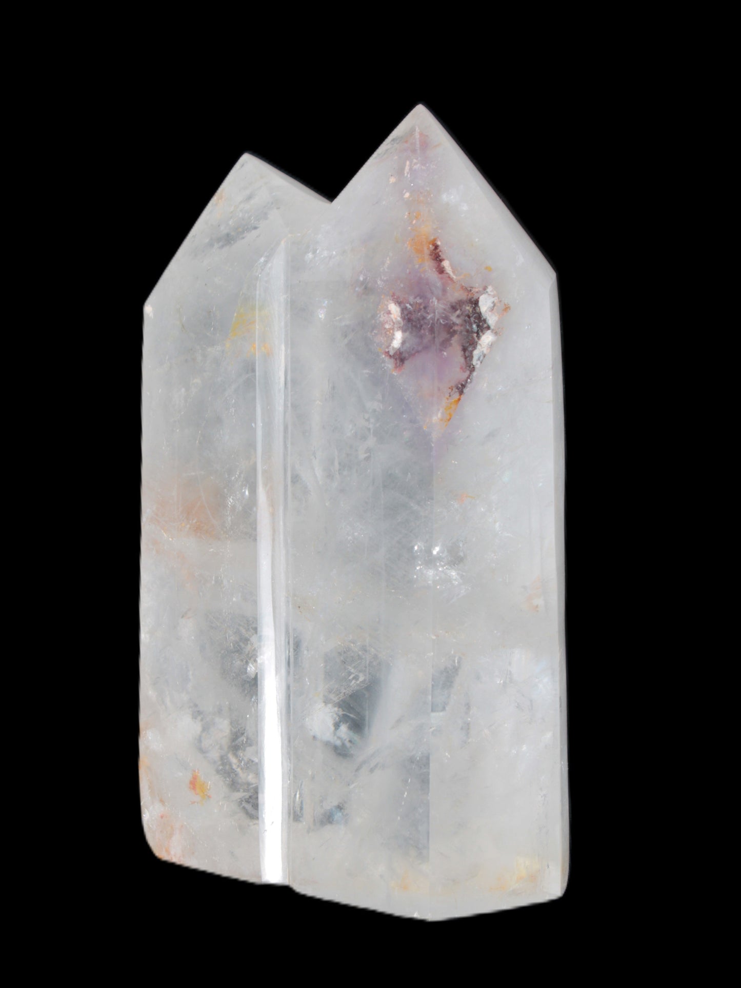 Clear Quartz double-pillar obelisk 1655g Rocks and Things Store