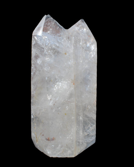 Clear Quartz double-pillar obelisk 1655g in sunlight - Rocks and Things Store
