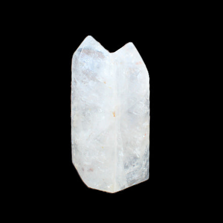 Clear Quartz double-pillar obelisk 1655g in sunlight - Rocks and Things Store