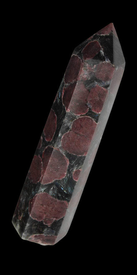 Garnet with Astrophyllite wand 119g  - Rocks and Things Store