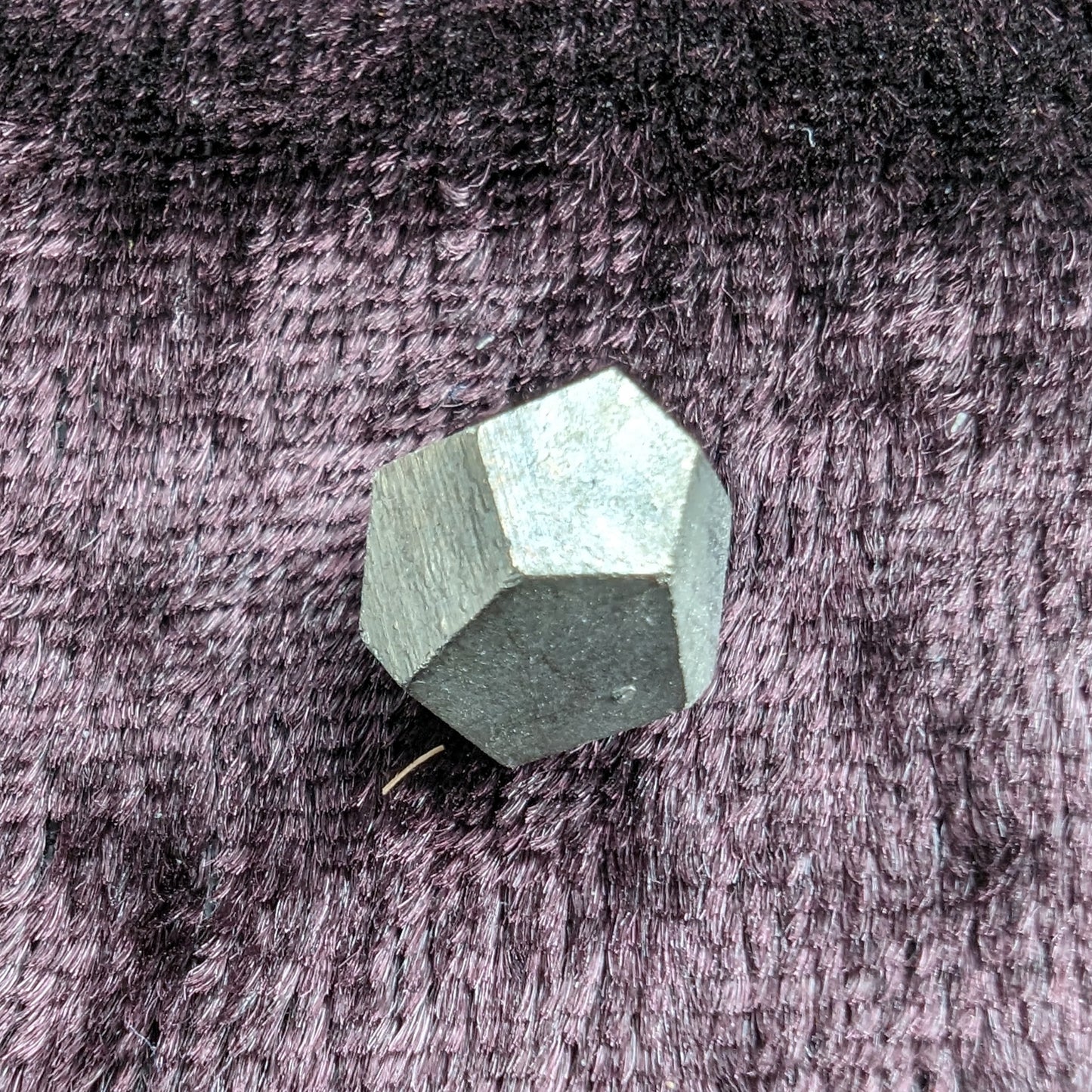Golden Pyrite octahedral, Groveland Mine, Michigan 2-4g Rocks and Things