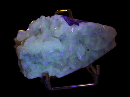 Calcite cluster UV reactive 80mm 114g Rocks and Things
