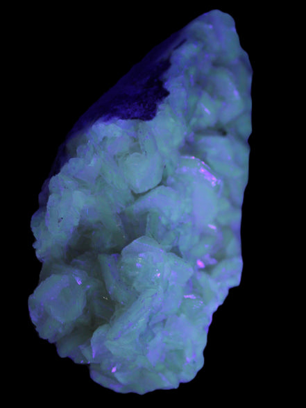 Calcite cluster UV reactive 80mm 114g Rocks and Things