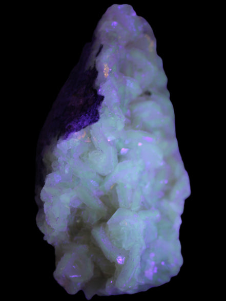 Calcite cluster UV reactive 80mm 114g Rocks and Things