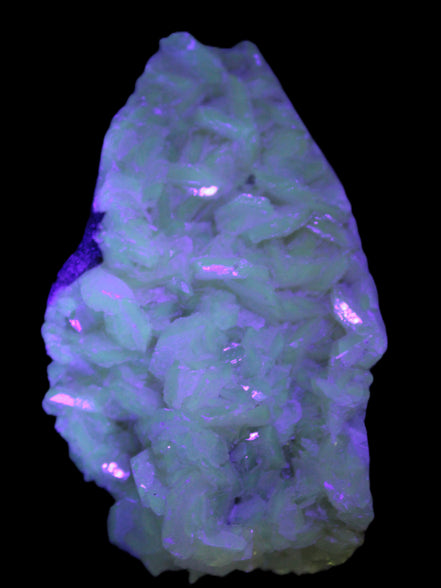 Calcite cluster UV reactive 80mm 114g Rocks and Things