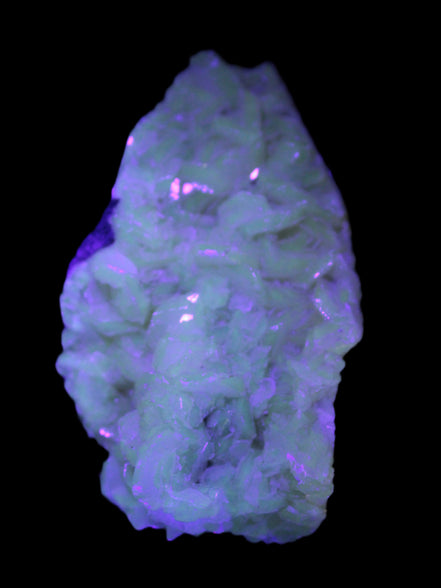 Calcite cluster UV reactive 80mm 114g Rocks and Things