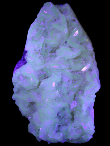 Calcite cluster UV reactive 80mm 114g Rocks and Things