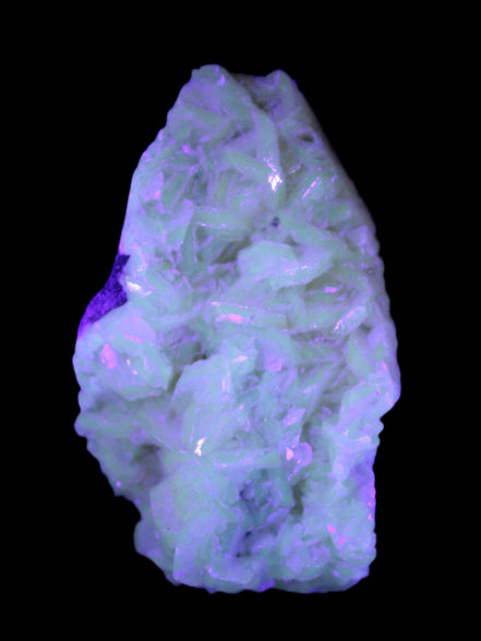 Calcite cluster UV reactive 80mm 114g Rocks and Things