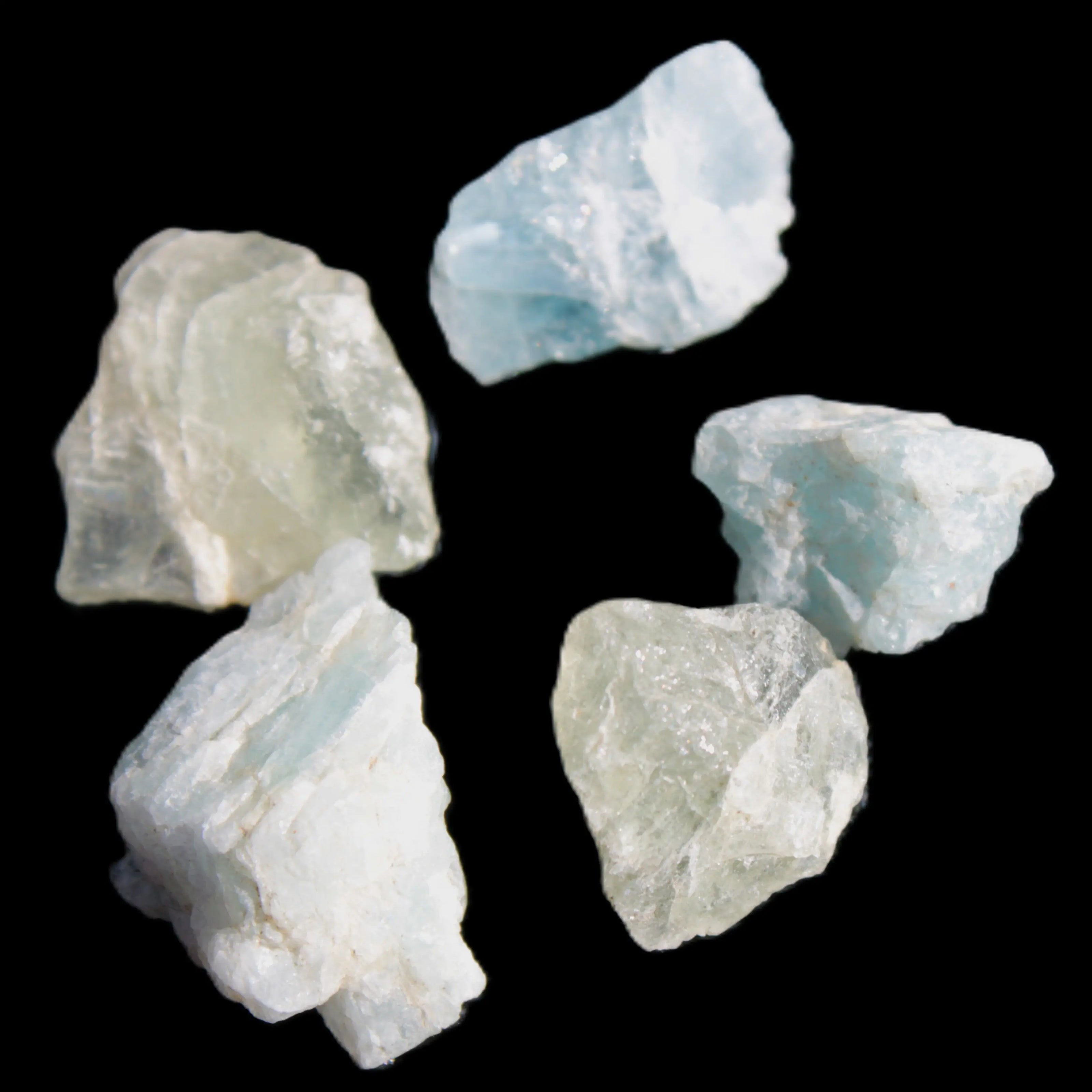 Aquamarine 4/5 natural crystals 8g Rocks and Things