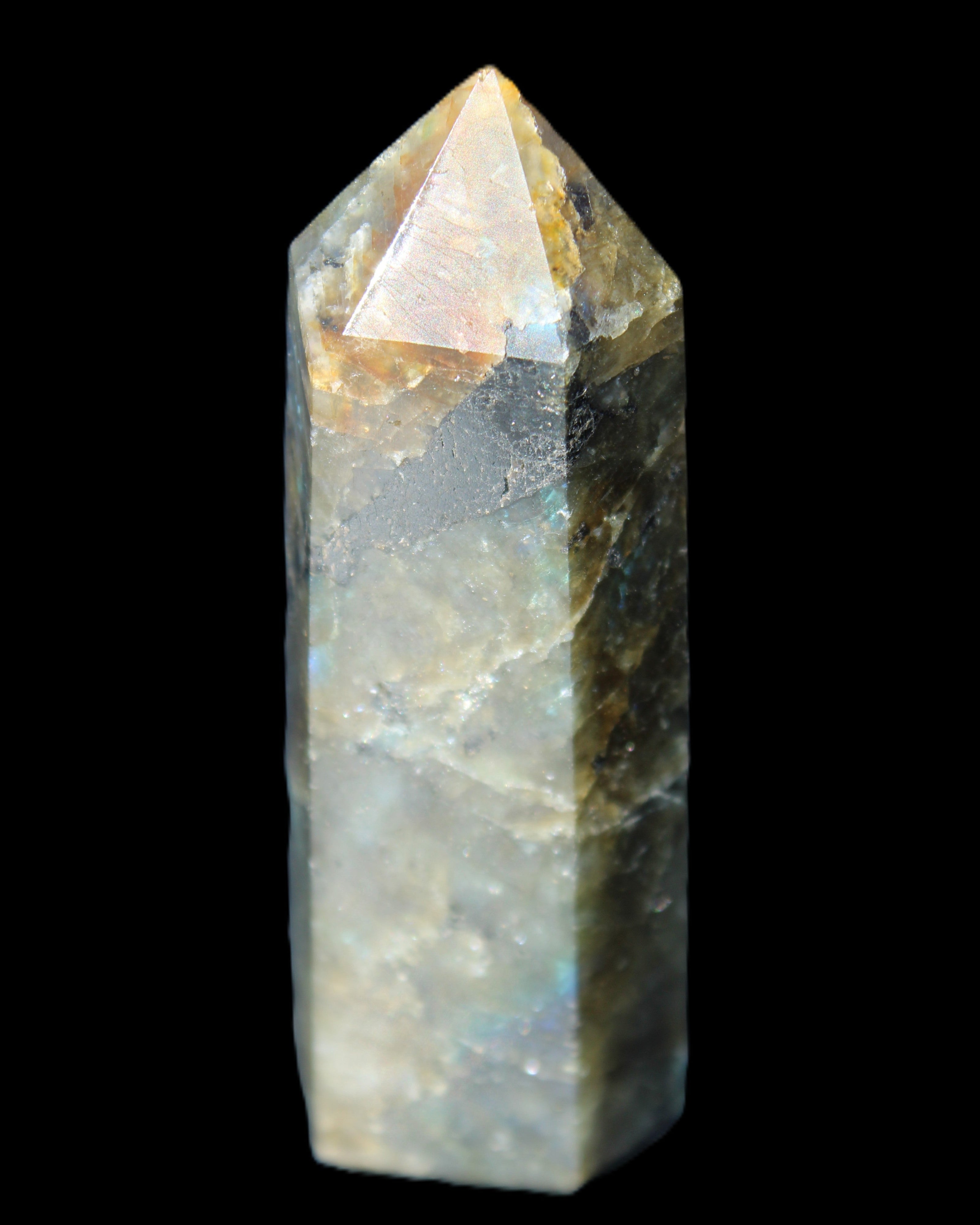 Labradorite wand 89g in sunlight - Rocks and Things Store