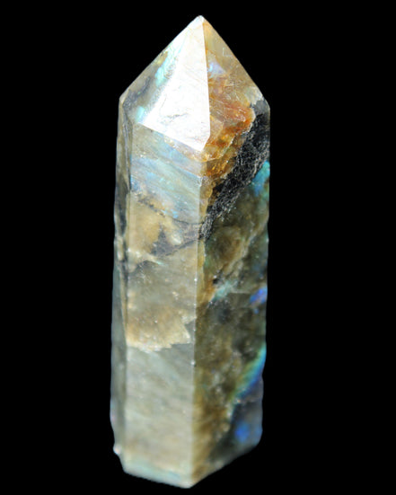 Labradorite wand 89g in sunlight - Rocks and Things Store