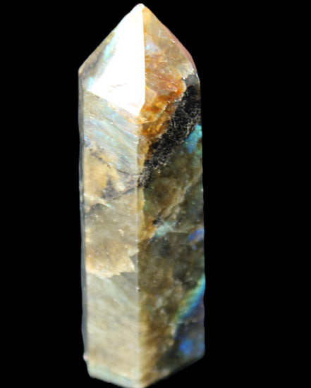 Labradorite wand 89g in sunlight - Rocks and Things Store