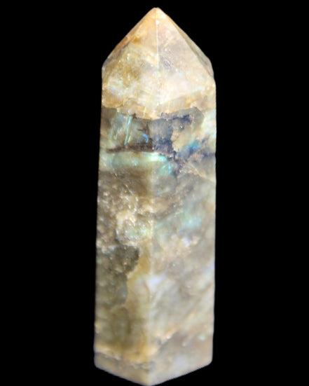 Labradorite wand 89g in sunlight - Rocks and Things Store