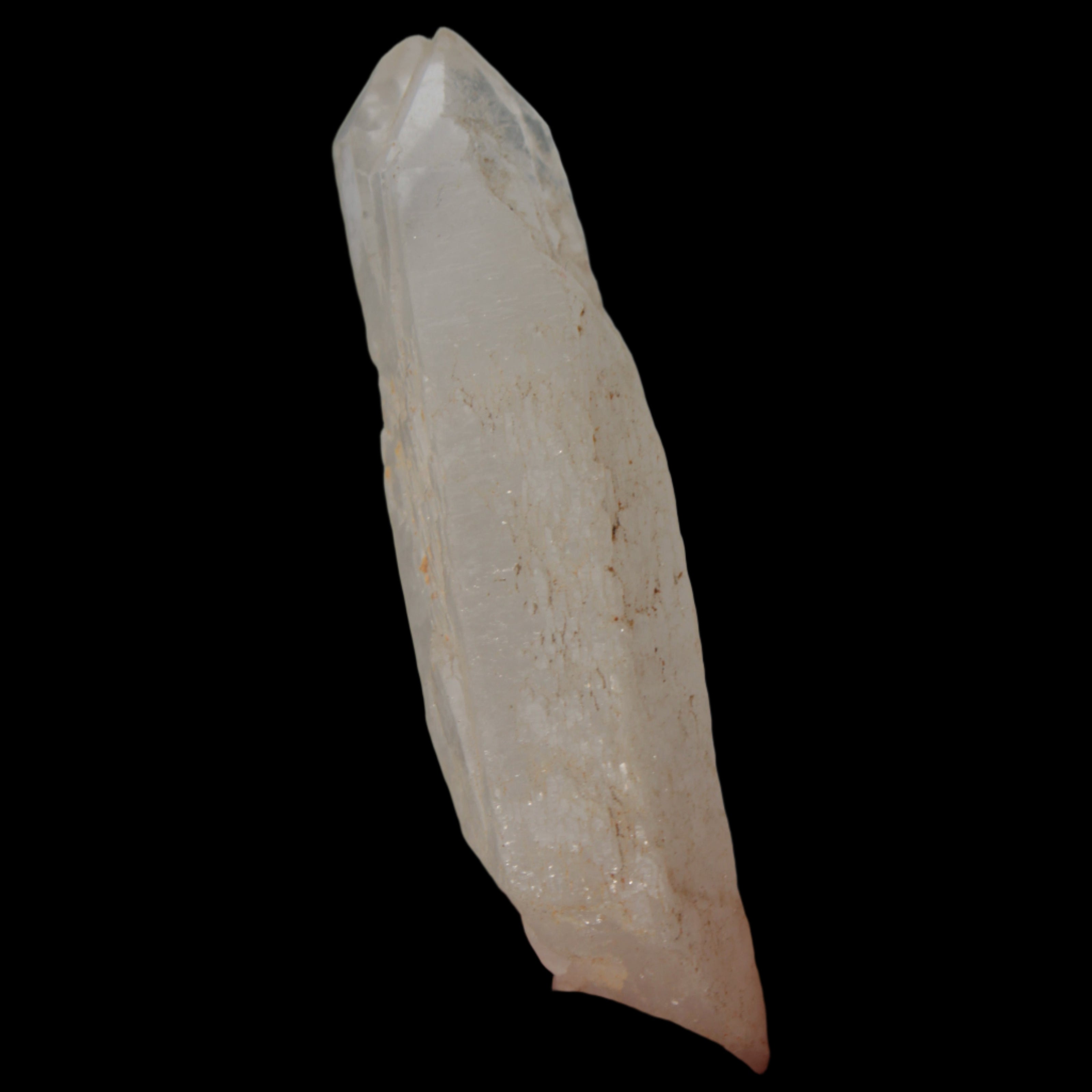 Quartz elestial etched twinned crystal 11.3g in sunshine -  Rocks and Things Store