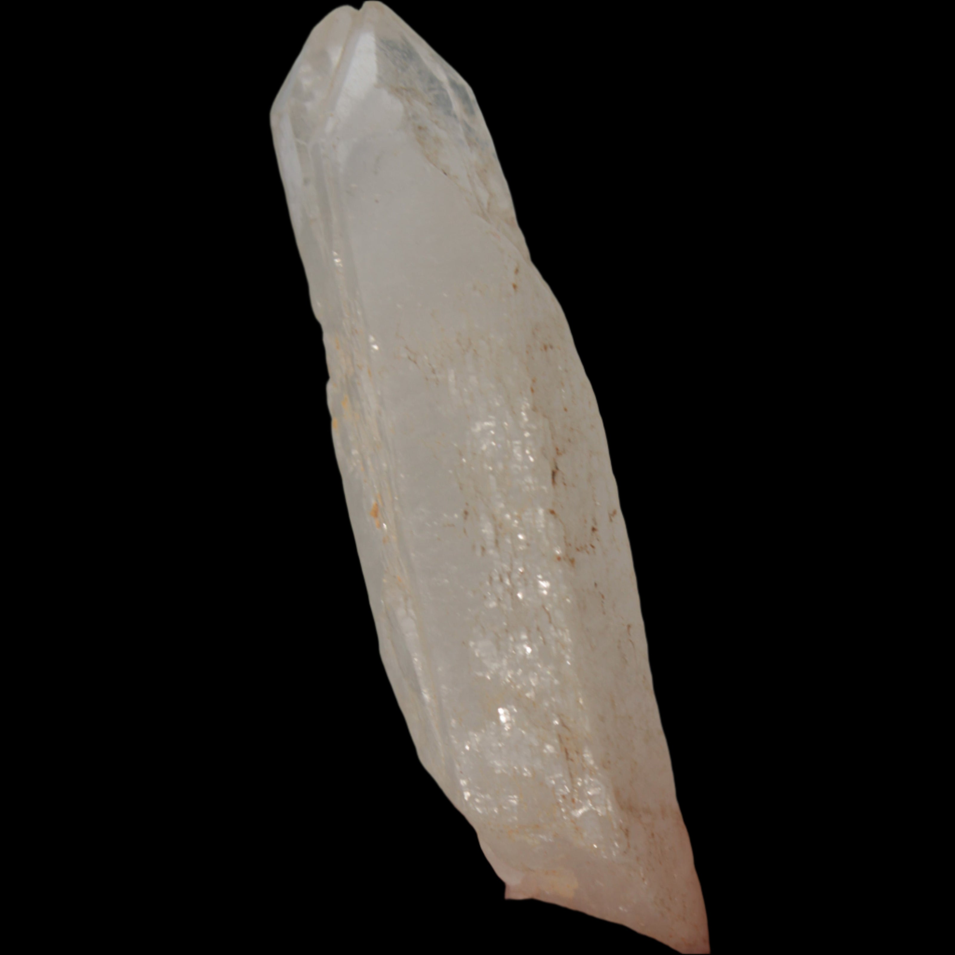 Quartz elestial etched twinned crystal 11.3g in sunshine -  Rocks and Things Store