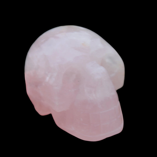 Rose Quartz hand-carved skull 51g Rocks and Things