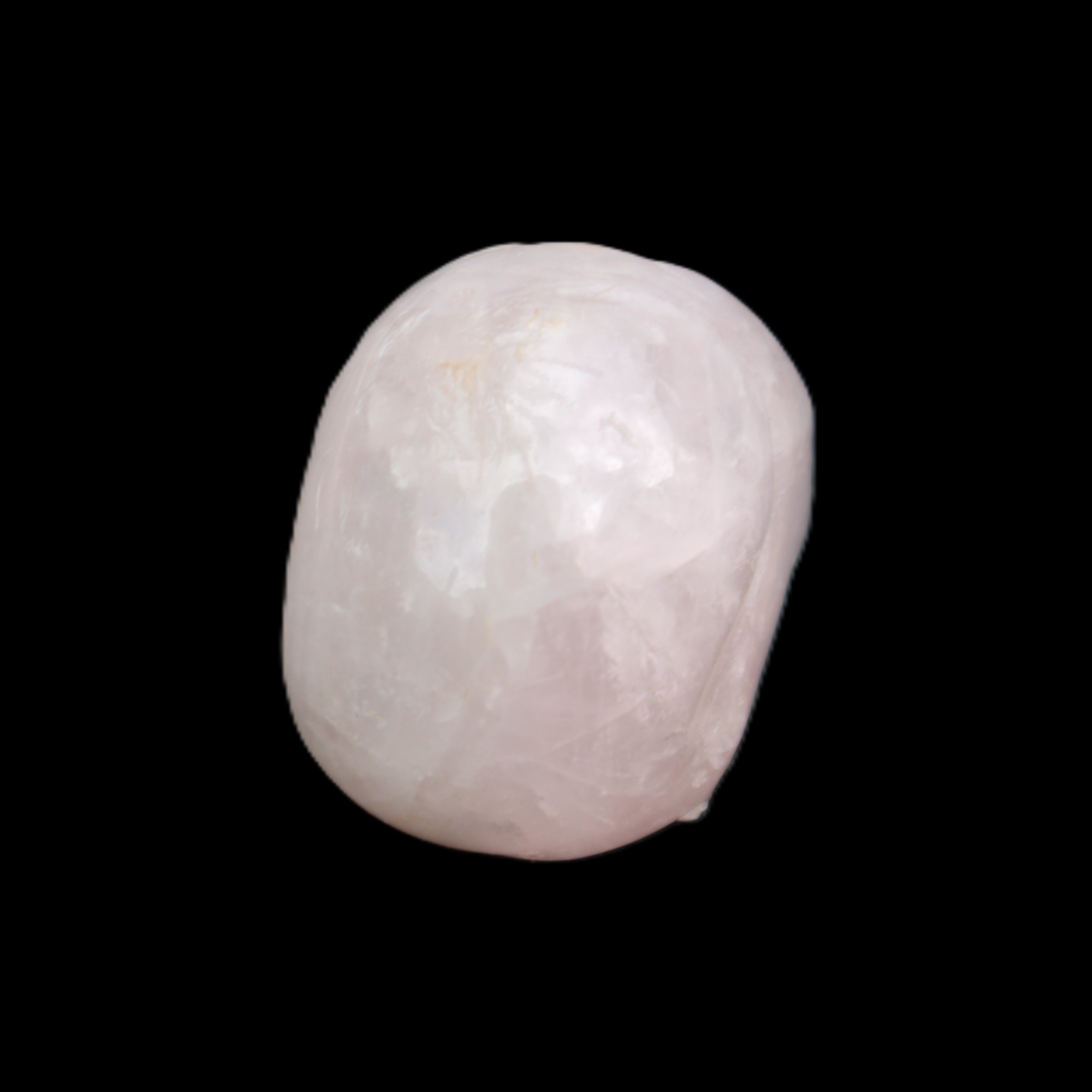 Rose Quartz hand-carved skull 51g in sunlight - Rocks and Things Store