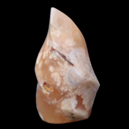 Snowflake Cherry Blossom Agate flame from Madagascar 63g in sunlight - Rocks and Things Store