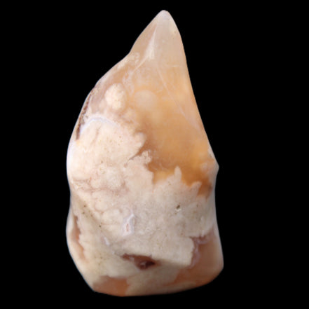 Snowflake Cherry Blossom Agate flame from Madagascar 63g in sunlight - Rocks and Things Store