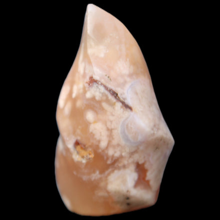 Snowflake Cherry Blossom Agate flame from Madagascar 63g in sunlight - Rocks and Things Store