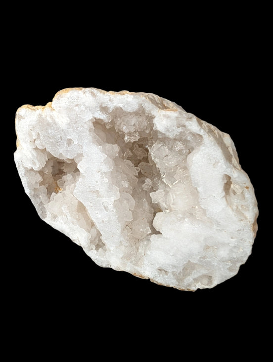 White Quartz sparkly crystal geode 244g - Rocks and Things Store