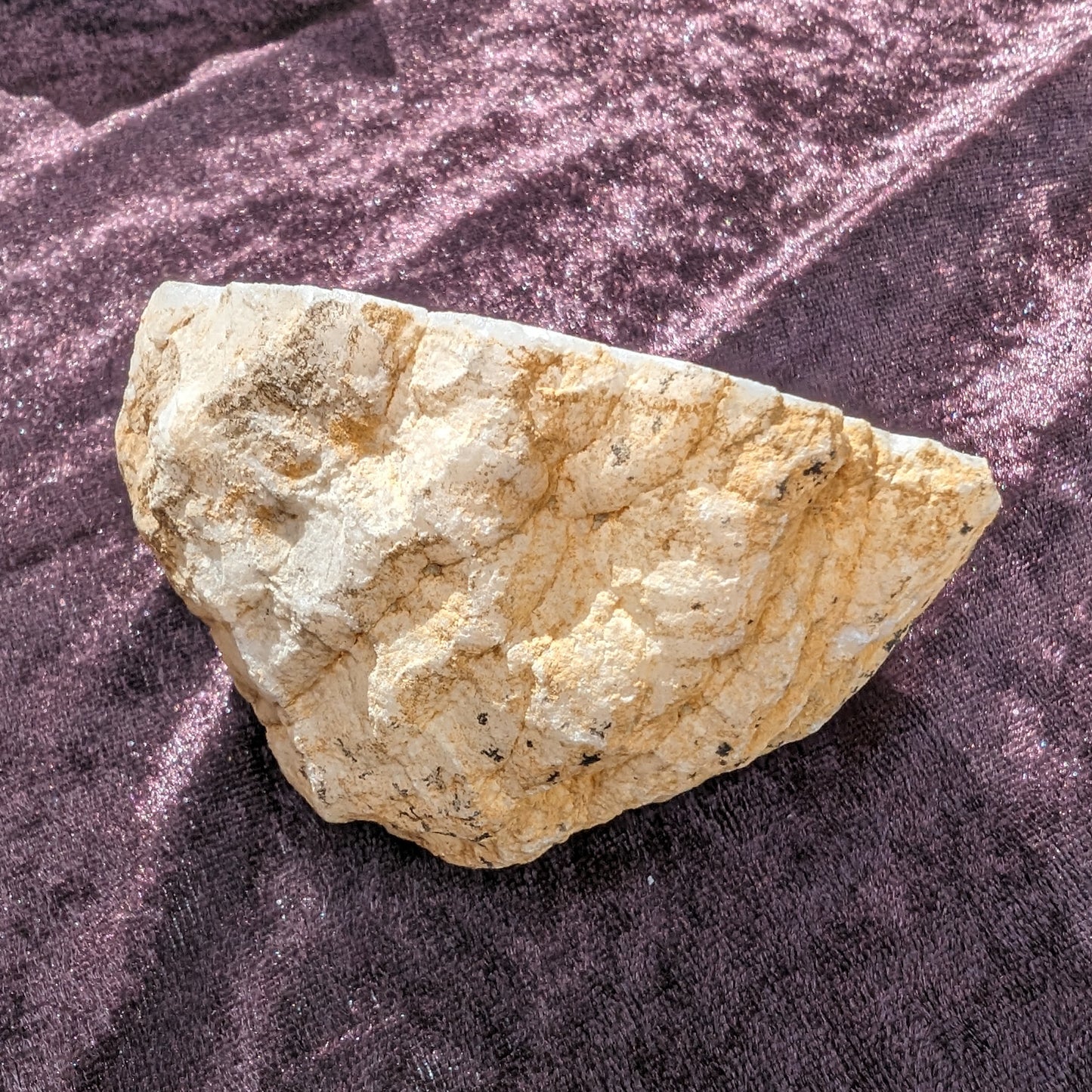 White Quartz sparkly crystal geode 244g Rocks and Things