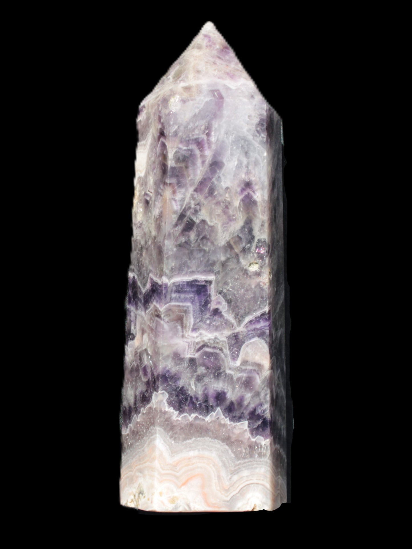 Fantasy Amethyst Obelisk 1510g in sunlight - Rocks and Things Store