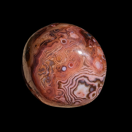 Crazy Silk Banded Agate from Madagascar 40.8g Rocks and Things
