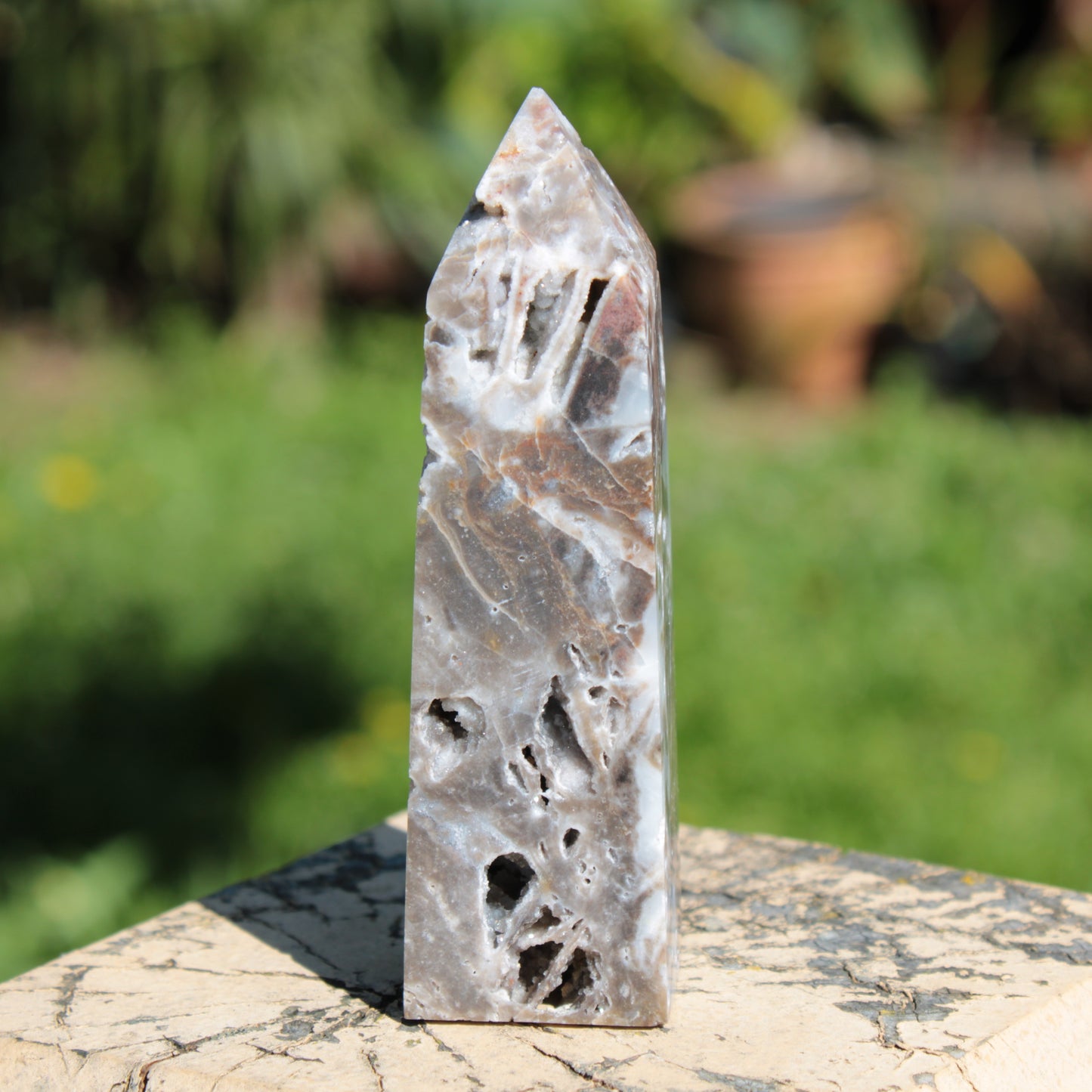 Sphalerite geode obelisk 105g Rocks and Things