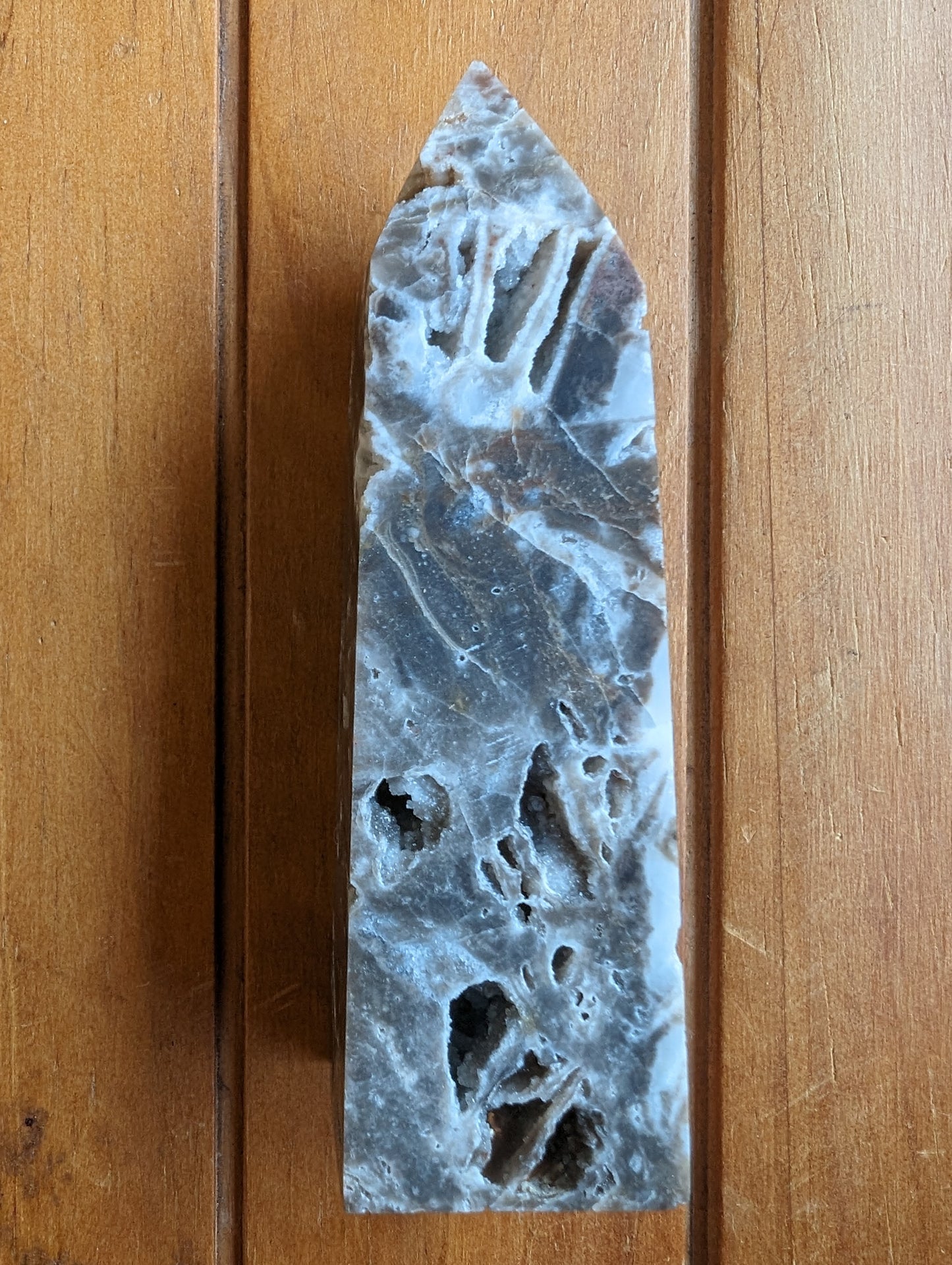 Sphalerite geode obelisk 105g Rocks and Things