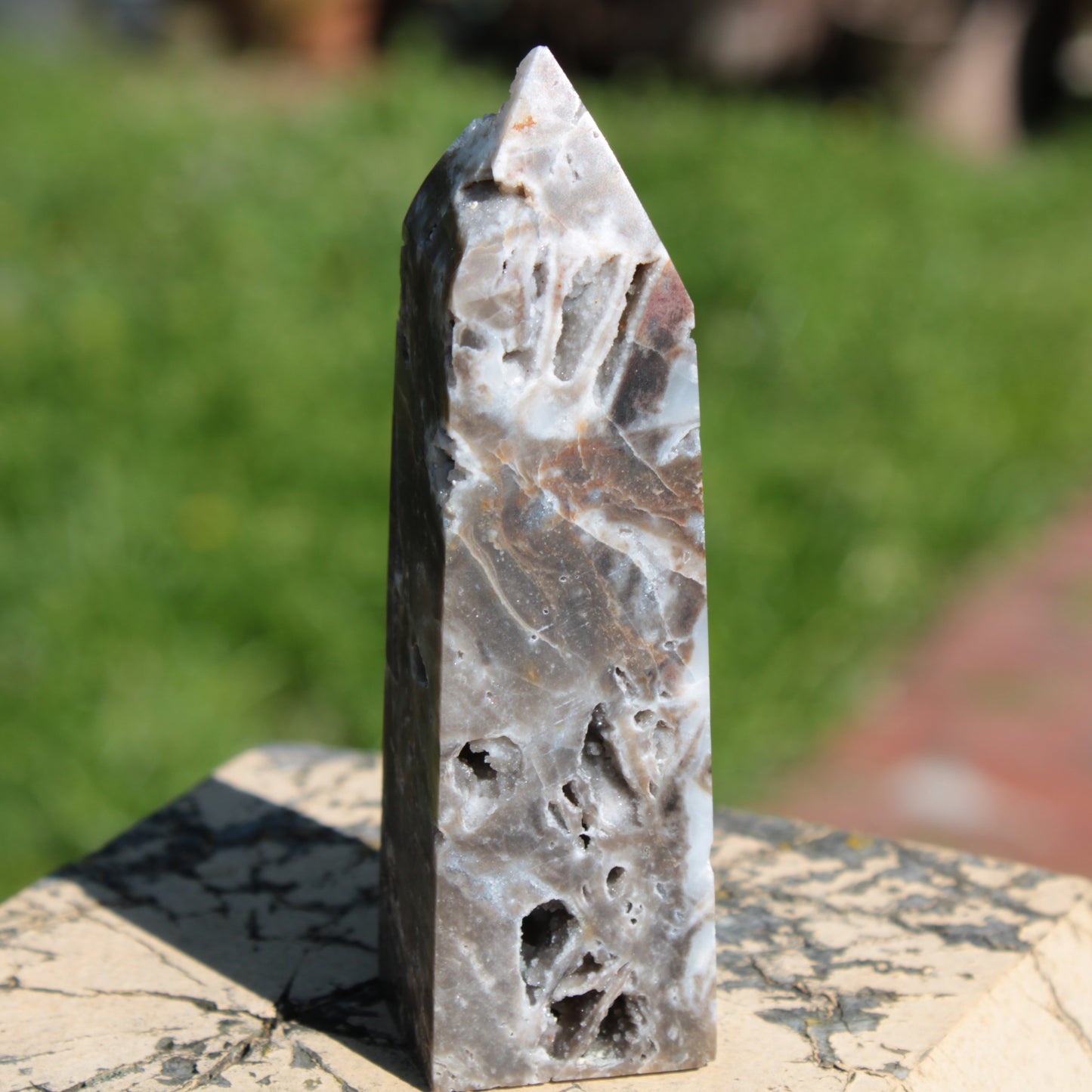 Sphalerite geode obelisk 105g Rocks and Things