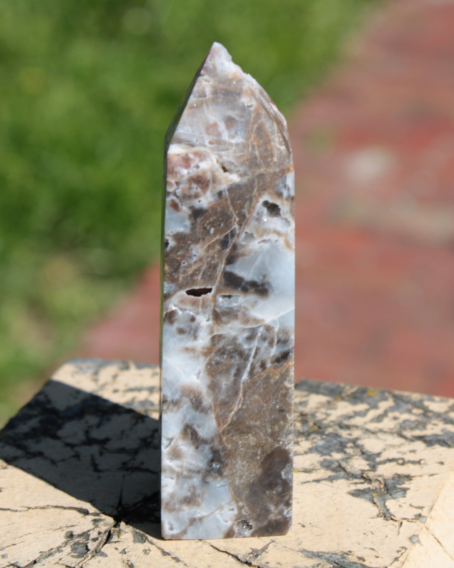 Sphalerite geode obelisk 105g Rocks and Things