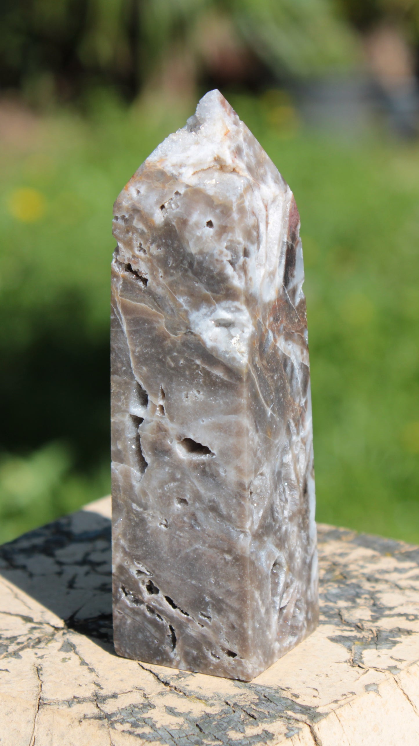 Sphalerite geode obelisk 105g Rocks and Things
