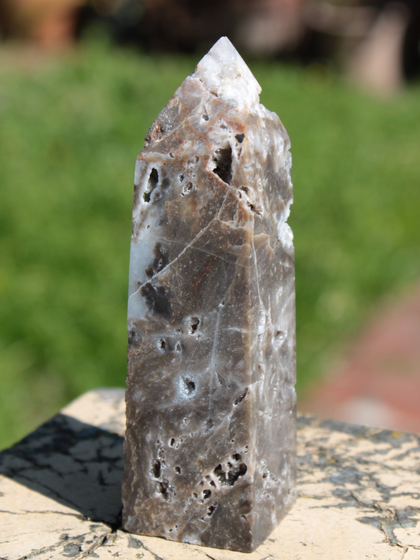 Sphalerite geode obelisk 105g Rocks and Things