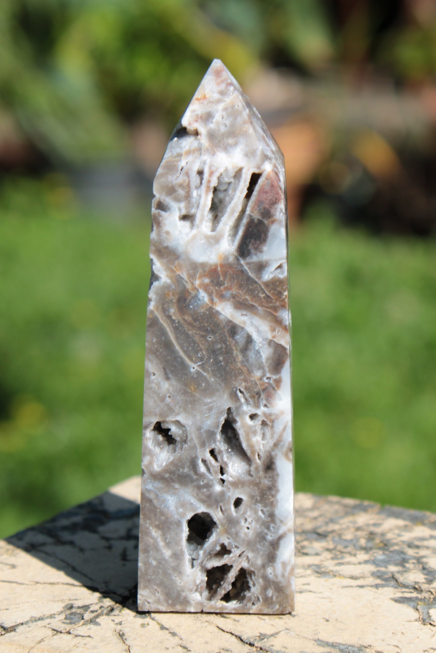 Sphalerite geode obelisk 105g Rocks and Things
